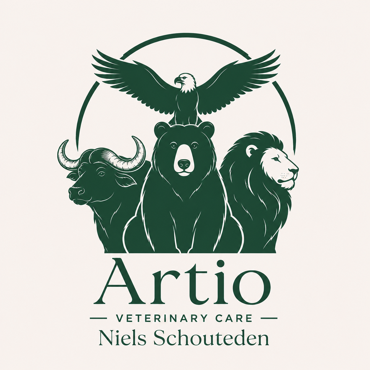 Logo dierenarts wilde dieren